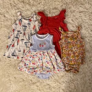 Baby girl dress and romper bundle!